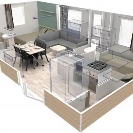 بيت للعطل Mobilhome 4 Etoiles - Piscine - Eecb00